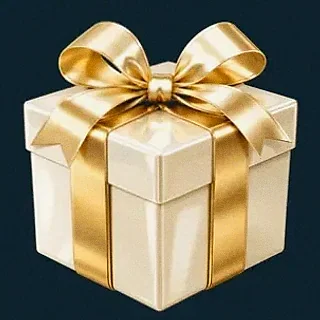 Wrapped gift box — Wolf Winner