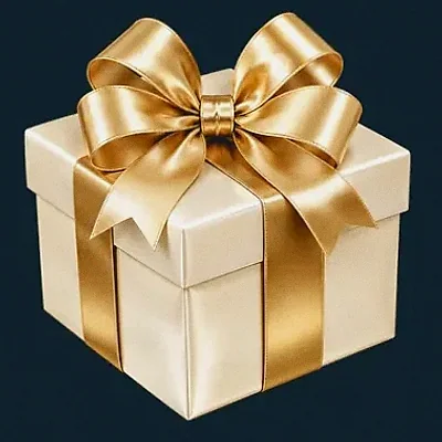 Ribboned gift box — Wolf Winner