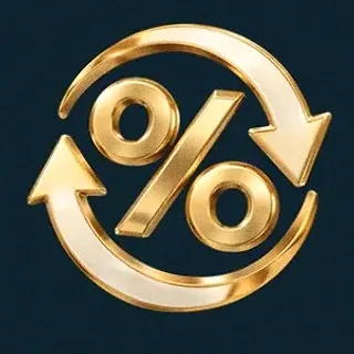 Percent cycle icon — Wolf Winner