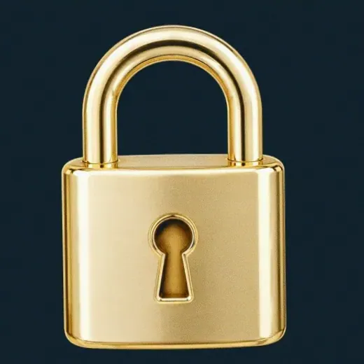 Metal padlock — Wolf Winner