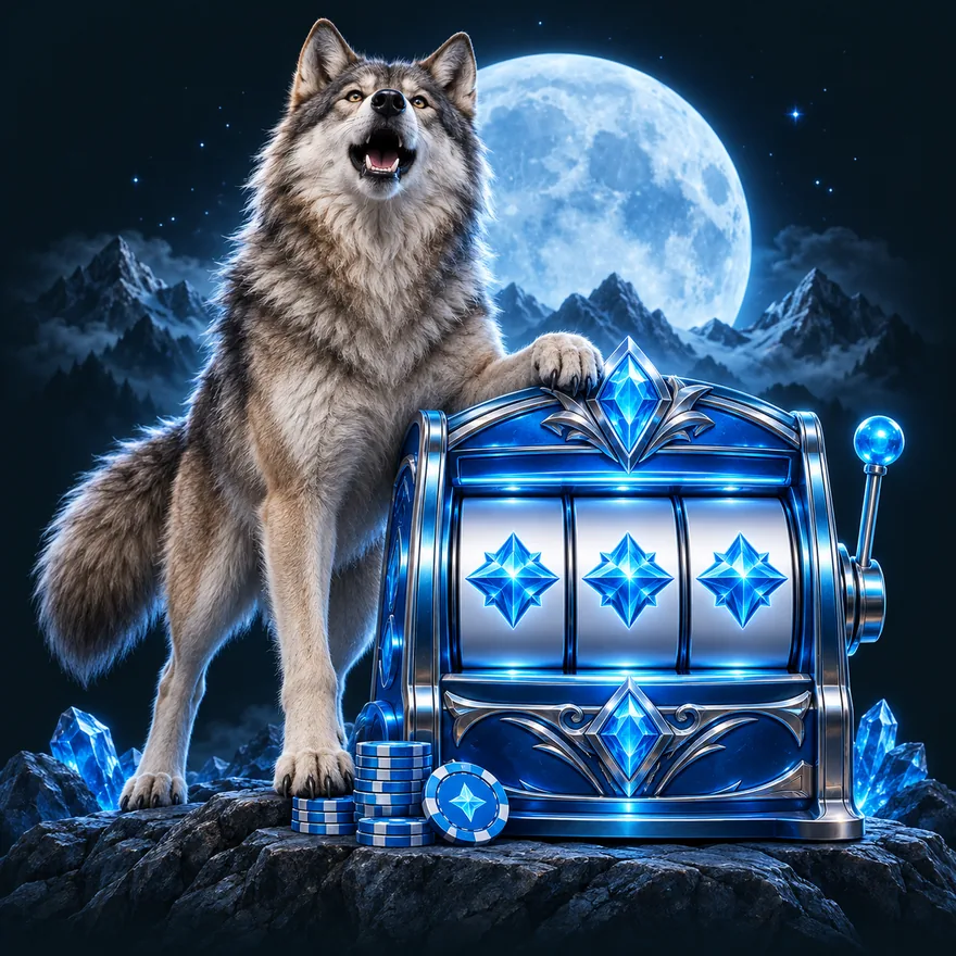 Casino slot machine — Wolf Winner