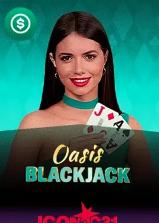 Oasis Blackjack live game cover
