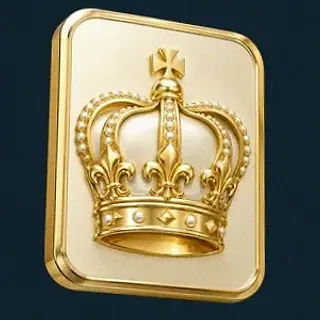 Royal crown plaque — Wolf Winner