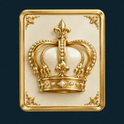 Crown emblem card — Wolf Winner
