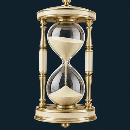 Ornate hourglass — Wolf Winner