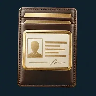 Casino membership card — Wolf Winner