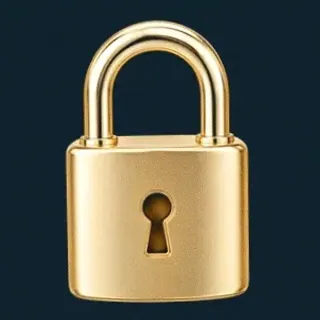 Metal padlock — Wolf Winner