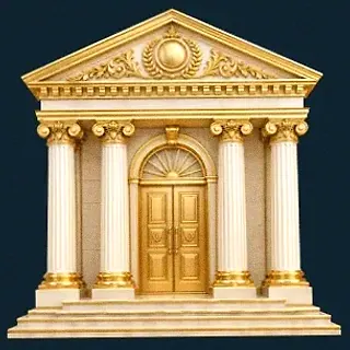 Classical bank building — Wolf Winner